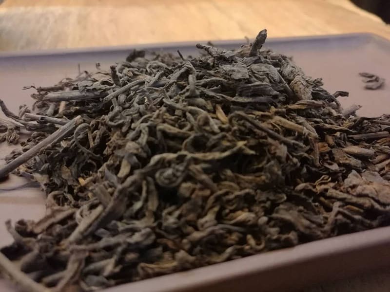 The Liu Bao raw tea