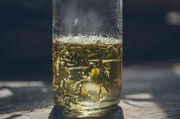 The glass cup is nice for brewing Meng Ding Huang Ya